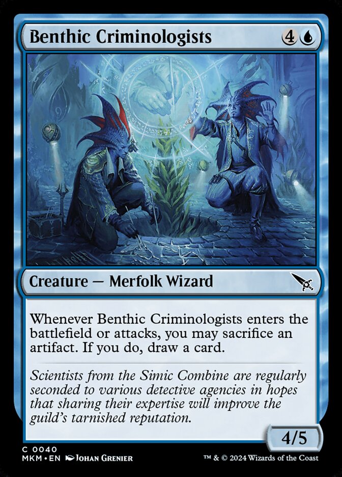 Benthic Criminologists 40 (Murders at Karlov Manor)  - Foil | Good Games Adelaide SA