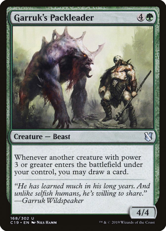 Garruk's Packleader 168 (Commander 2019)  | Good Games Adelaide SA