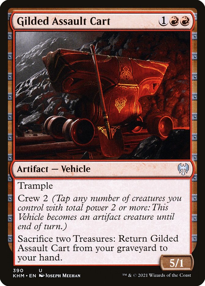 Gilded Assault Cart 390 (Kaldheim)  | Good Games Adelaide SA