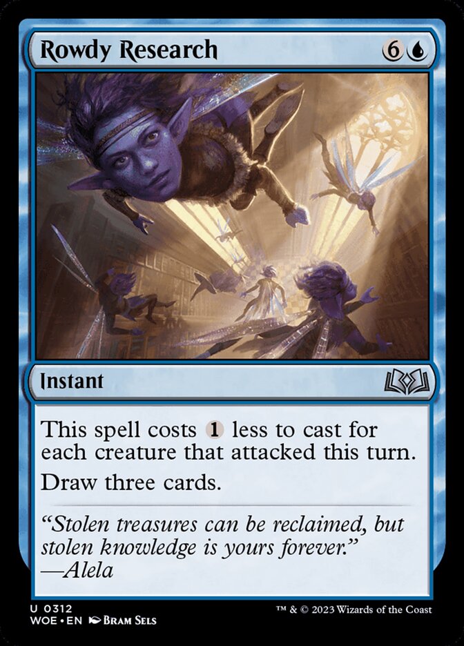 Rowdy Research 312 (Wilds of Eldraine)  - Foil | Good Games Adelaide SA