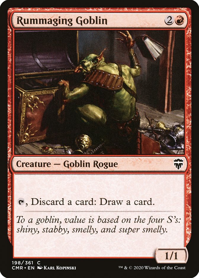 Rummaging Goblin 198 (Commander Legends)  | Good Games Adelaide SA