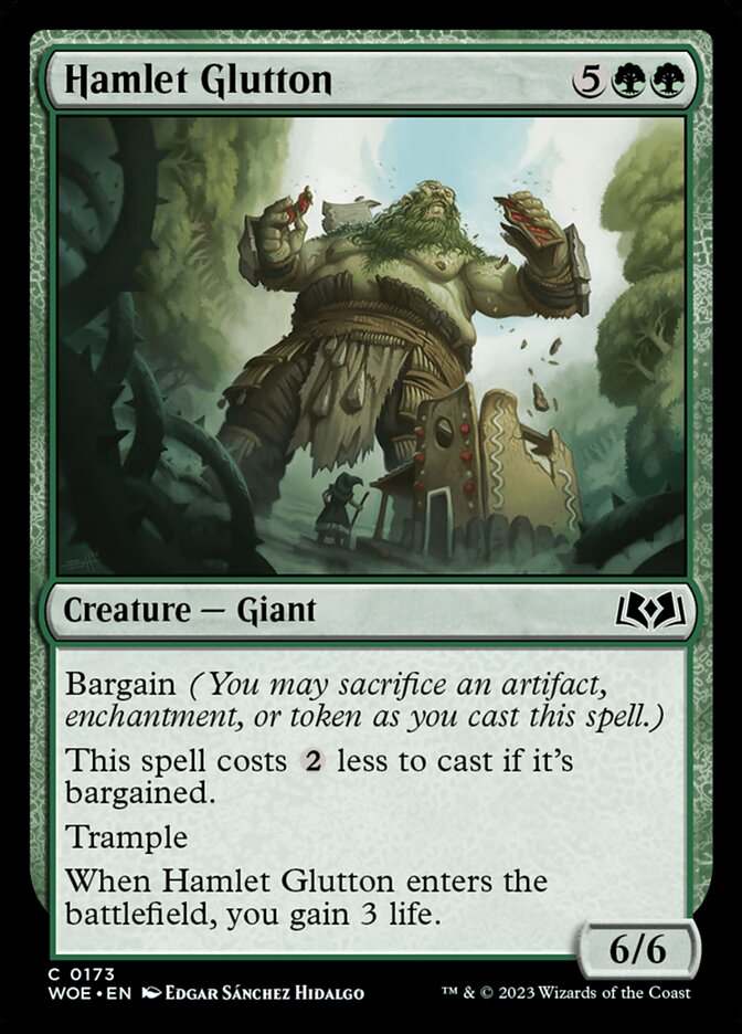 Hamlet Glutton 173 (Wilds of Eldraine)  - Foil | Good Games Adelaide SA