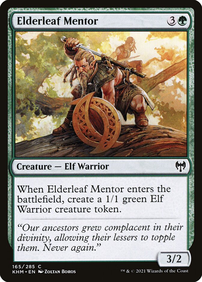 Elderleaf Mentor 165 (Kaldheim)  | Good Games Adelaide SA