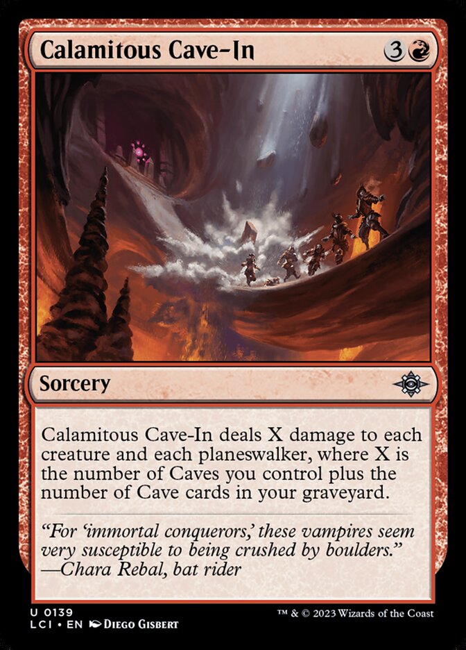 Calamitous Cave-In 139 (The Lost Caverns of Ixalan)  | Good Games Adelaide SA