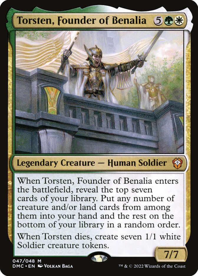 Torsten, Founder of Benalia 47 (Commander: Dominaria United)  - Foil | Good Games Adelaide SA