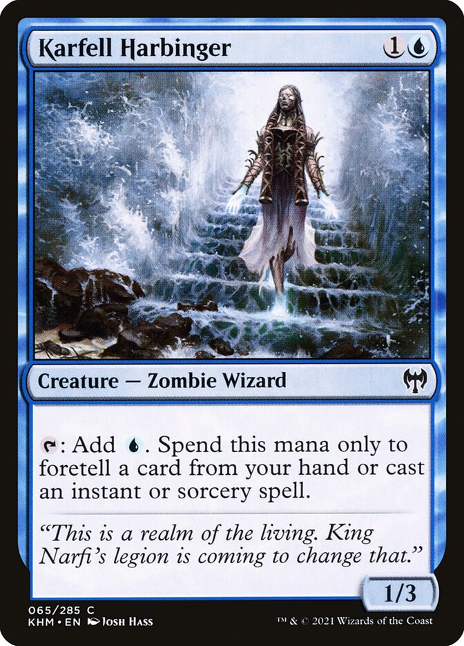 Karfell Harbinger 65 (Kaldheim)  - Foil | Good Games Adelaide SA