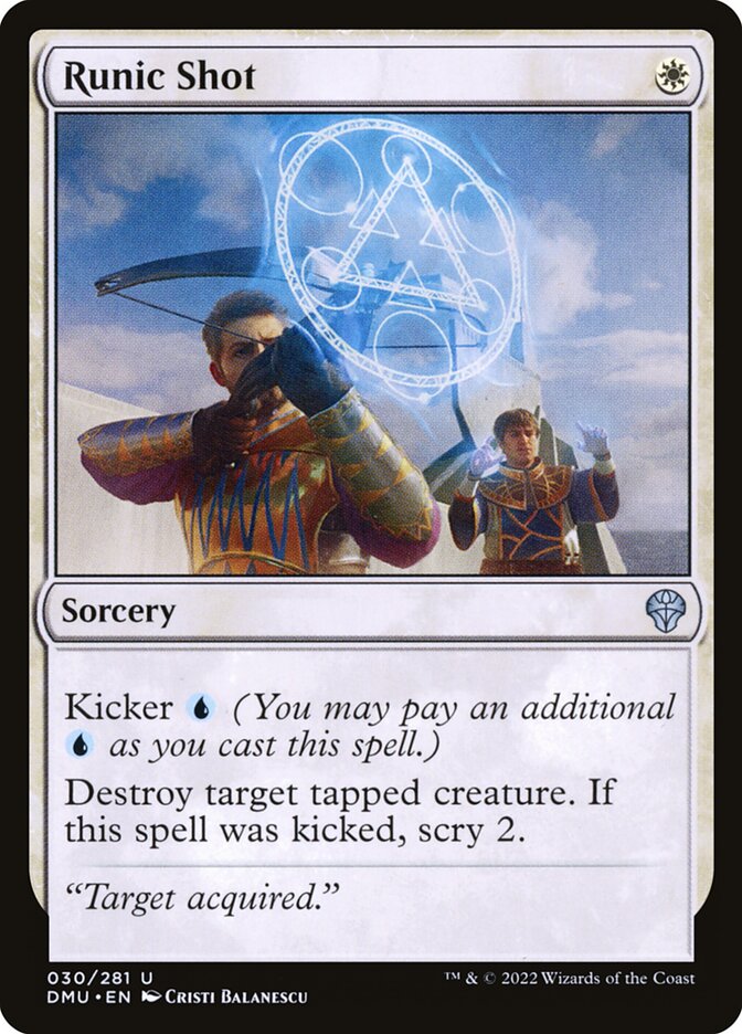 Runic Shot 30 (Dominaria United)  - Foil | Good Games Adelaide SA