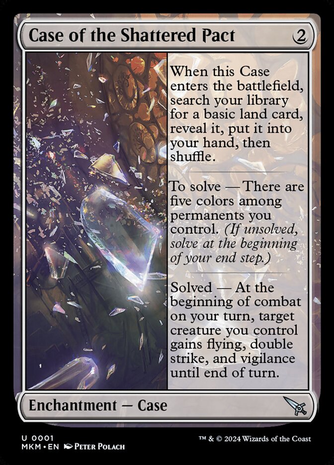 Case of the Shattered Pact 1 (Murders at Karlov Manor)  - Foil | Good Games Adelaide SA