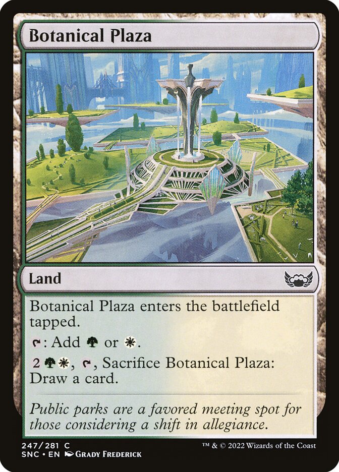 Botanical Plaza 247 (Streets of New Capenna)  - Foil | Good Games Adelaide SA