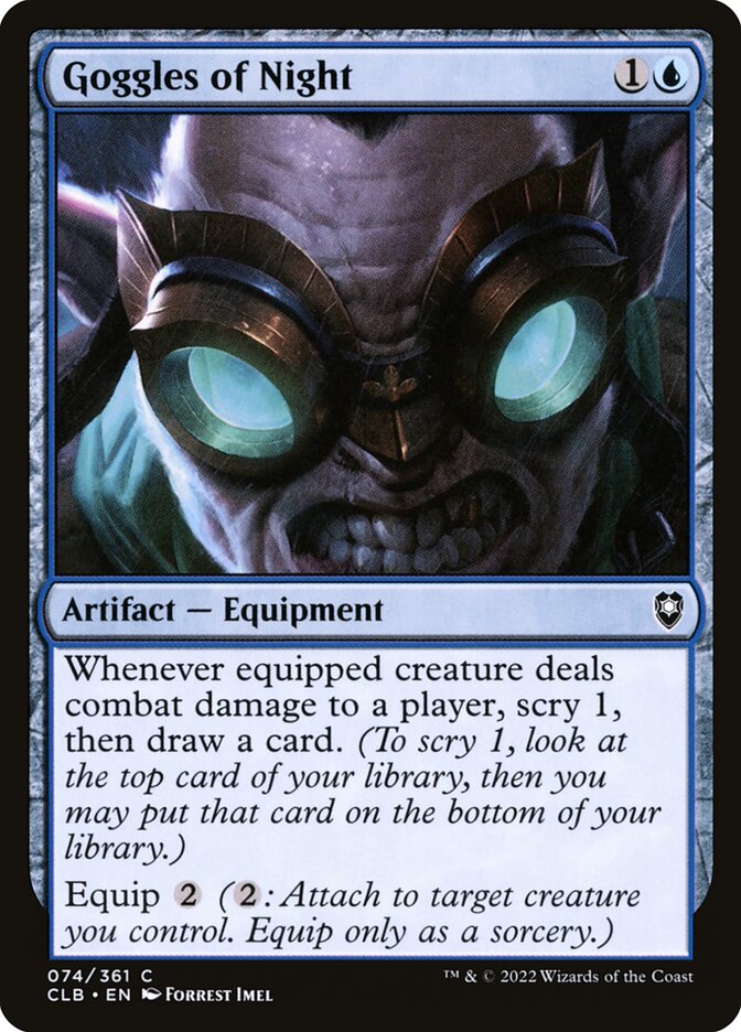 Goggles of Night 74 (Commander Legends: Battle for Baldur's Gate)  | Good Games Adelaide SA