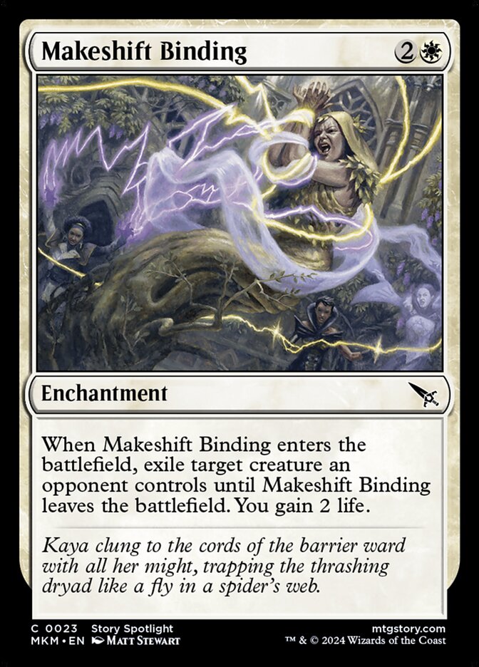 Makeshift Binding 23 (Murders at Karlov Manor)  - Foil | Good Games Adelaide SA