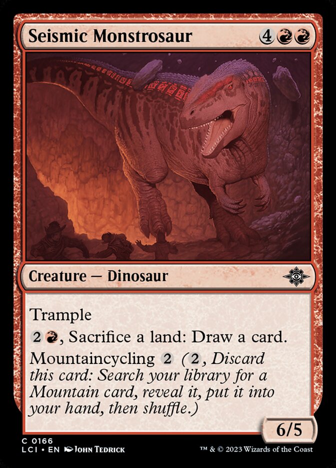 Seismic Monstrosaur 166 (The Lost Caverns of Ixalan)  | Good Games Adelaide SA