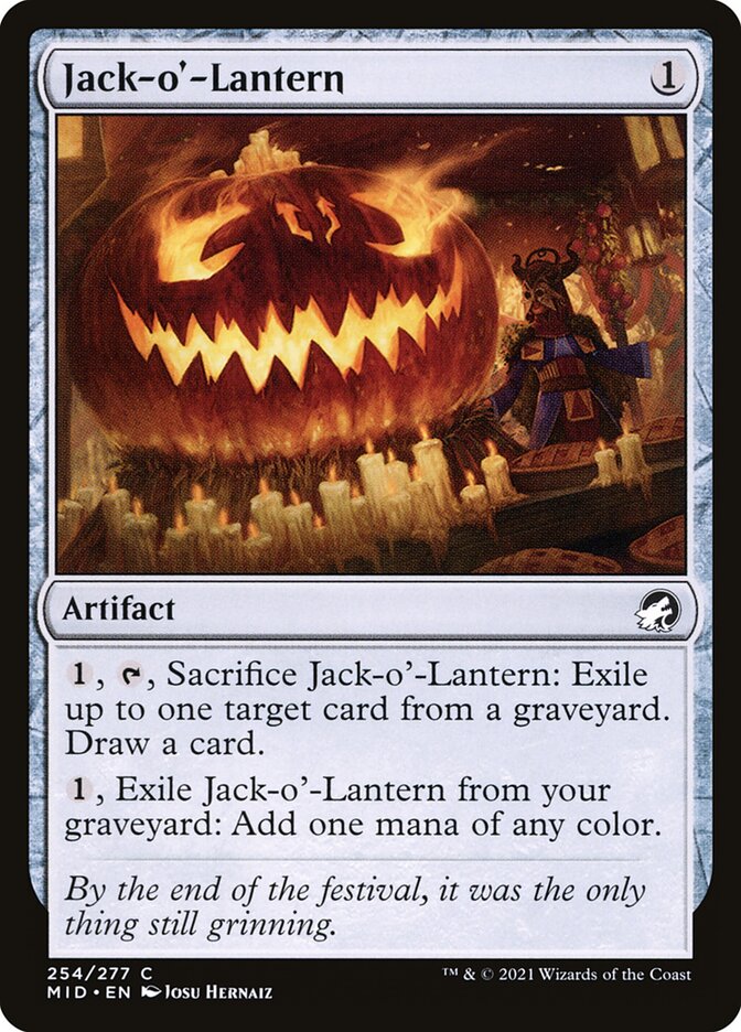 Jack-o'-Lantern 254 (Innistrad: Midnight Hunt)  - Foil | Good Games Adelaide SA