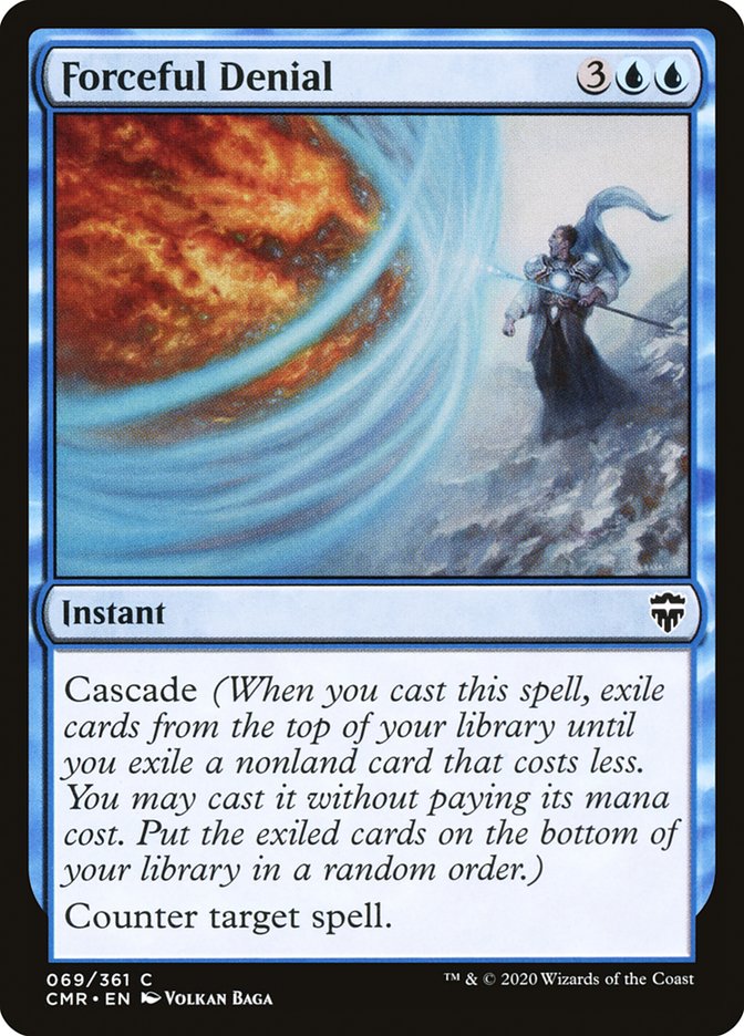 Forceful Denial 69 (Commander Legends)  - Foil | Good Games Adelaide SA