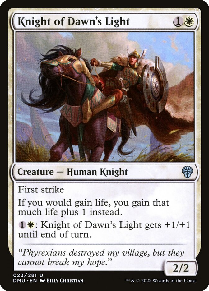 Knight of Dawn's Light 23 (Dominaria United)  - Foil | Good Games Adelaide SA