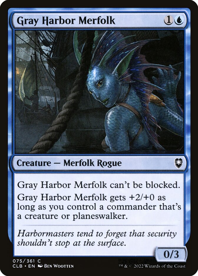 Gray Harbor Merfolk 75 (Commander Legends: Battle for Baldur's Gate)  | Good Games Adelaide SA