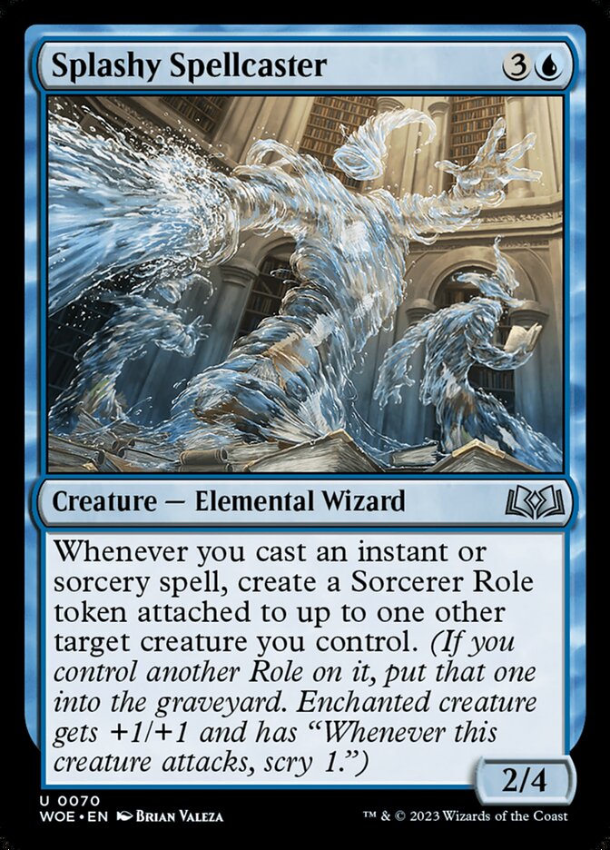 Splashy Spellcaster 70 (Wilds of Eldraine)  - Foil | Good Games Adelaide SA