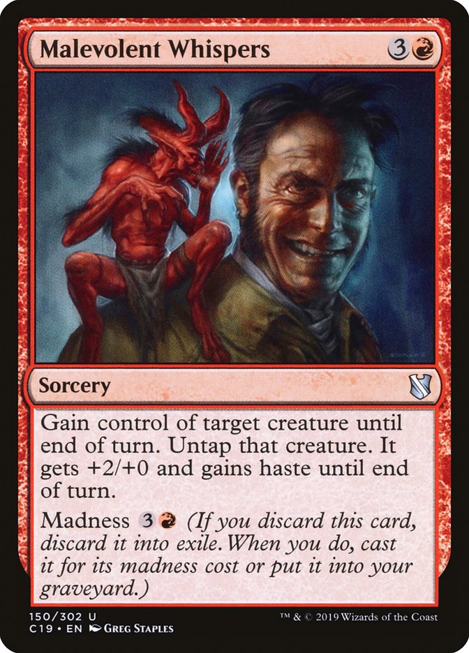 Malevolent Whispers 150 (Commander 2019)  | Good Games Adelaide SA