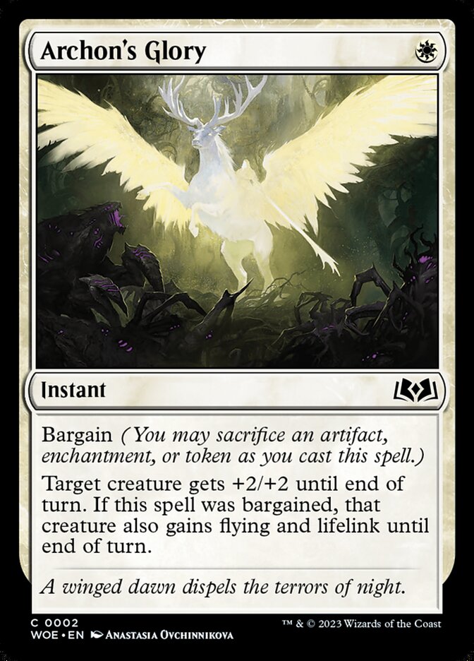 Archon's Glory 2 (Wilds of Eldraine)  - Foil | Good Games Adelaide SA