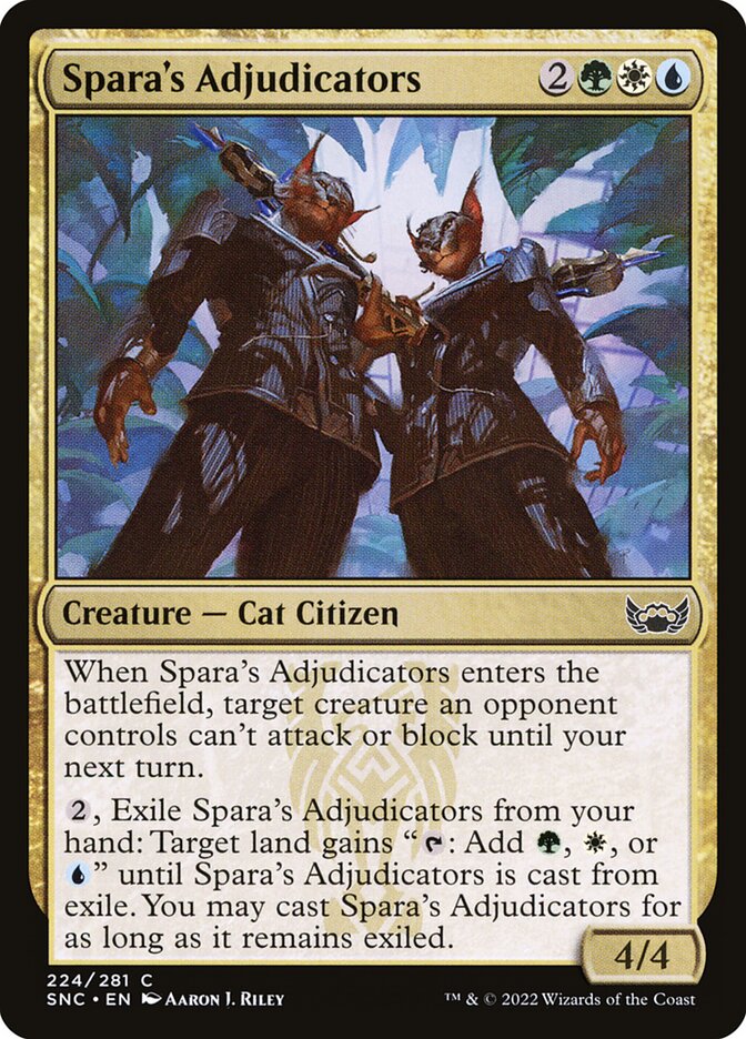 Spara's Adjudicators 224 (Streets of New Capenna)  - Foil | Good Games Adelaide SA
