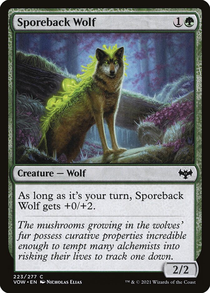 Sporeback Wolf 223 (Innistrad: Crimson Vow)  - Foil | Good Games Adelaide SA