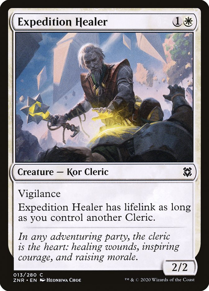 Expedition Healer 13/280 (Zendikar Rising)  - Foil | Good Games Adelaide SA