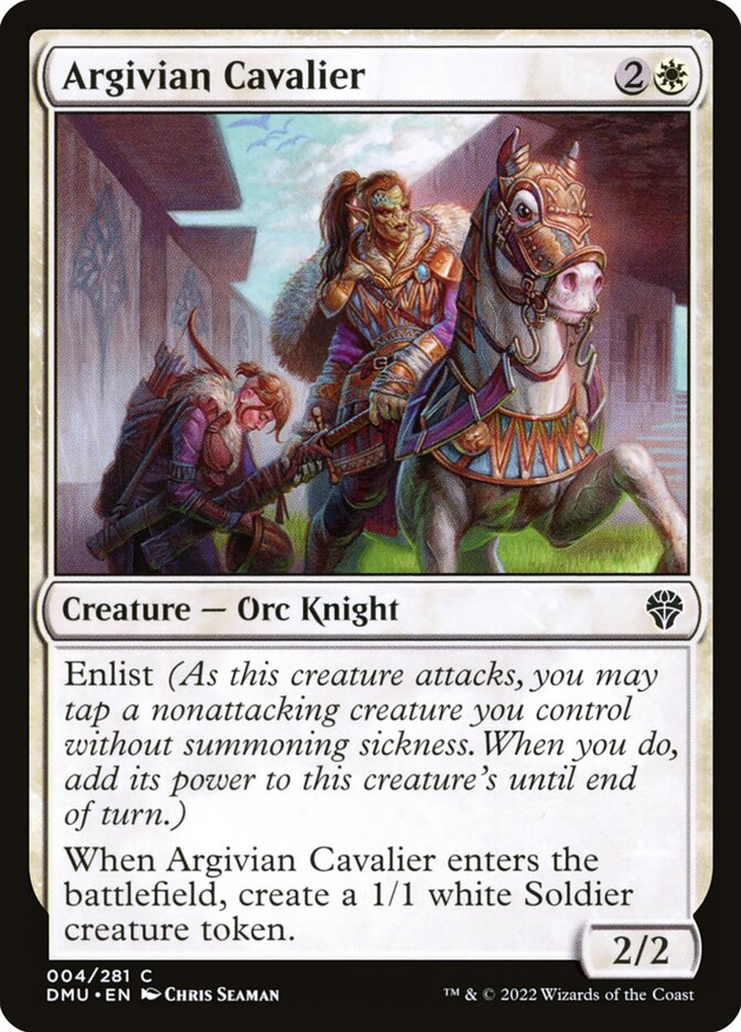 Argivian Cavalier 4 (Dominaria United)  - Foil | Good Games Adelaide SA