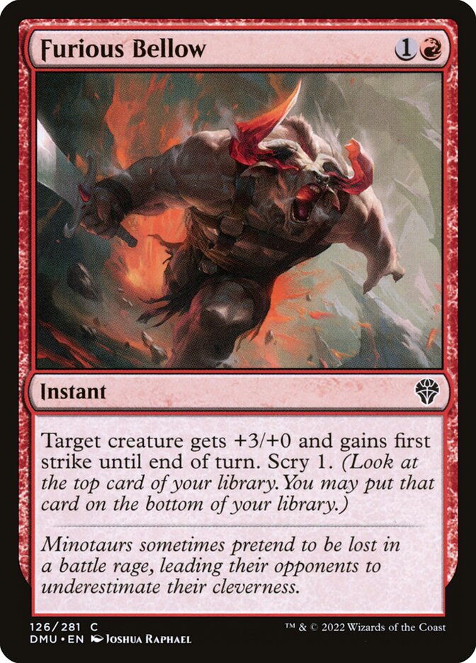 Furious Bellow 126 (Dominaria United)  | Good Games Adelaide SA