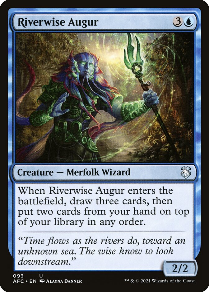 Riverwise Augur 93 (Commander: Adventures in the Forgotten Realms)  | Good Games Adelaide SA
