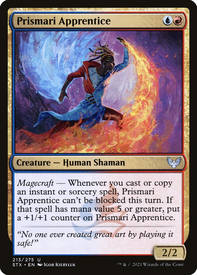Prismari Apprentice 213 (Strixhaven: School of Mages)  - Foil | Good Games Adelaide SA