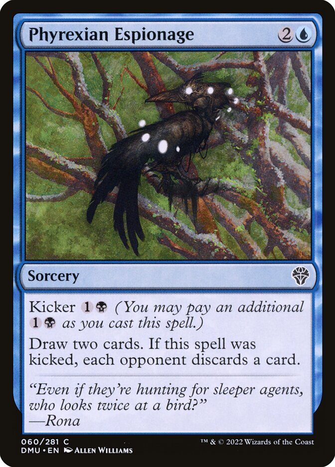 Phyrexian Espionage 60 (Dominaria United)  - Foil | Good Games Adelaide SA