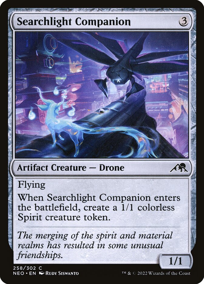Searchlight Companion 258 (Kamigawa: Neon Dynasty)  - Foil | Good Games Adelaide SA