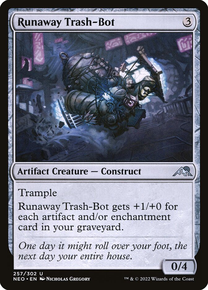 Runaway Trash-Bot 257 (Kamigawa: Neon Dynasty)  | Good Games Adelaide SA