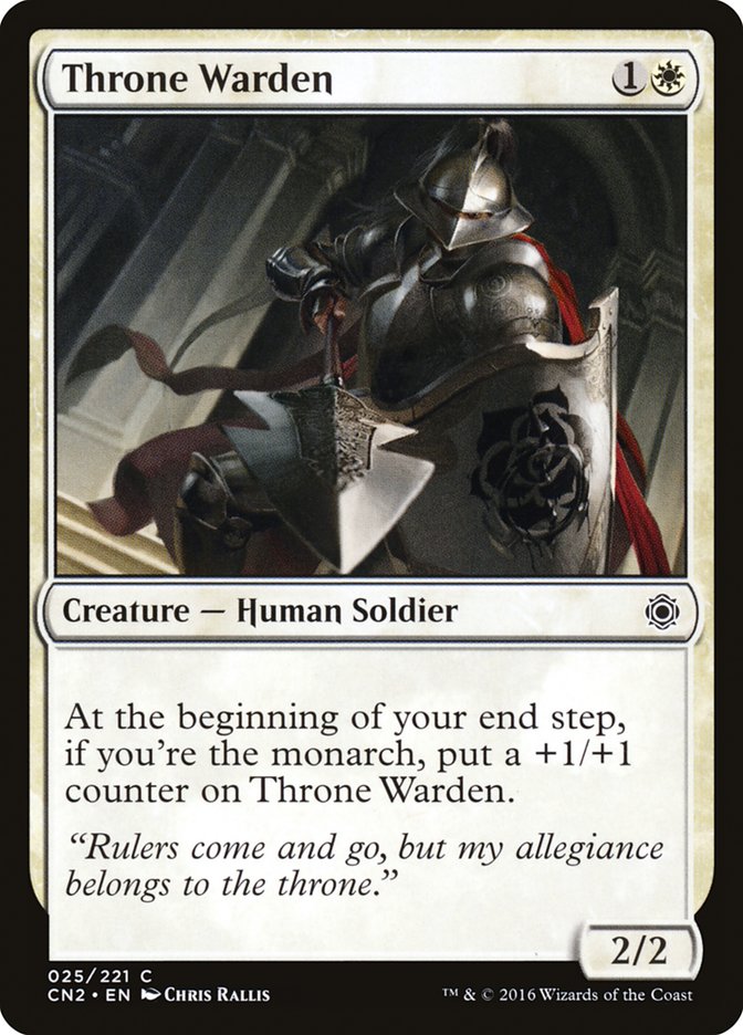Throne Warden 25 (Conspiracy: Take the Crown)  - Foil | Good Games Adelaide SA