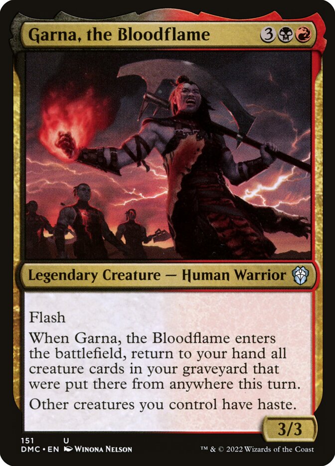 Garna, the Bloodflame 151 (Commander: Dominaria United)  | Good Games Adelaide SA