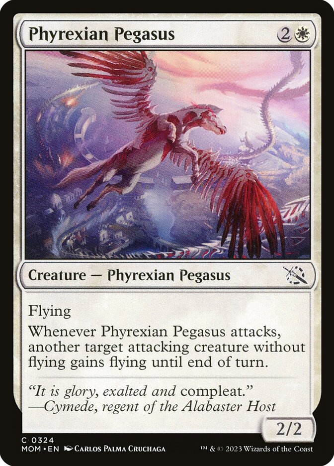 Phyrexian Pegasus 324 (March of the Machine)  | Good Games Adelaide SA