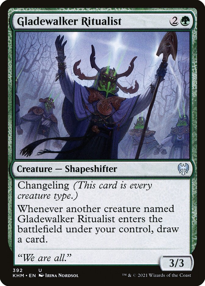 Gladewalker Ritualist 392 (Kaldheim)  | Good Games Adelaide SA