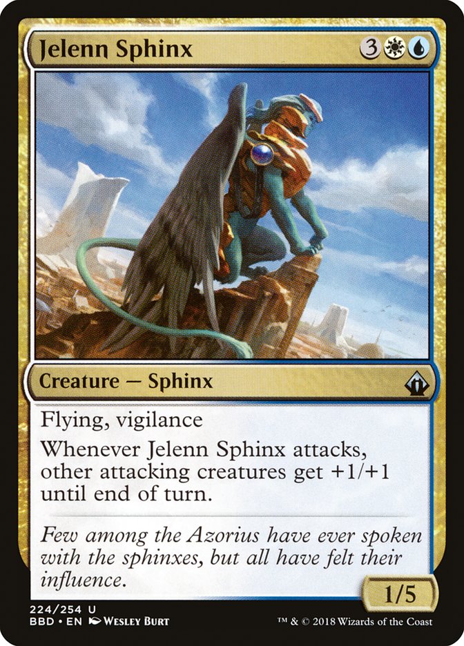 Jelenn Sphinx 224 (Battlebond)  - Foil | Good Games Adelaide SA
