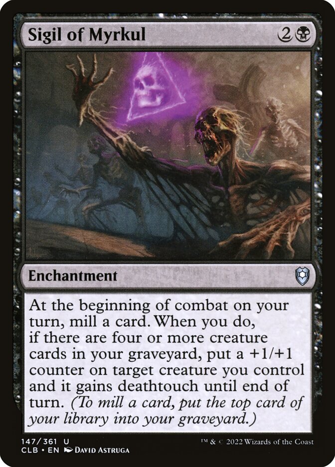 Sigil of Myrkul 147 (Commander Legends: Battle for Baldur's Gate)  - Foil | Good Games Adelaide SA