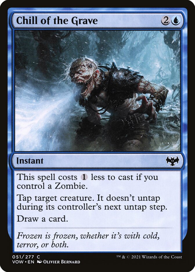 Chill of the Grave 51 (Innistrad: Crimson Vow)  - Foil | Good Games Adelaide SA