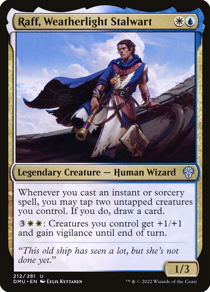 Raff, Weatherlight Stalwart 212 (Dominaria United)  - Foil | Good Games Adelaide SA