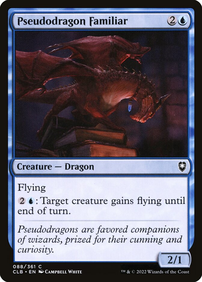 Pseudodragon Familiar 88 (Commander Legends: Battle for Baldur's Gate)  | Good Games Adelaide SA