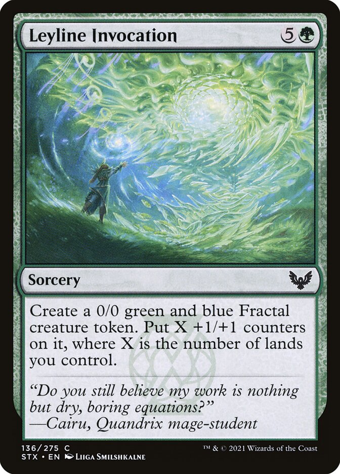 Leyline Invocation 136 (Strixhaven: School of Mages)  - Foil | Good Games Adelaide SA