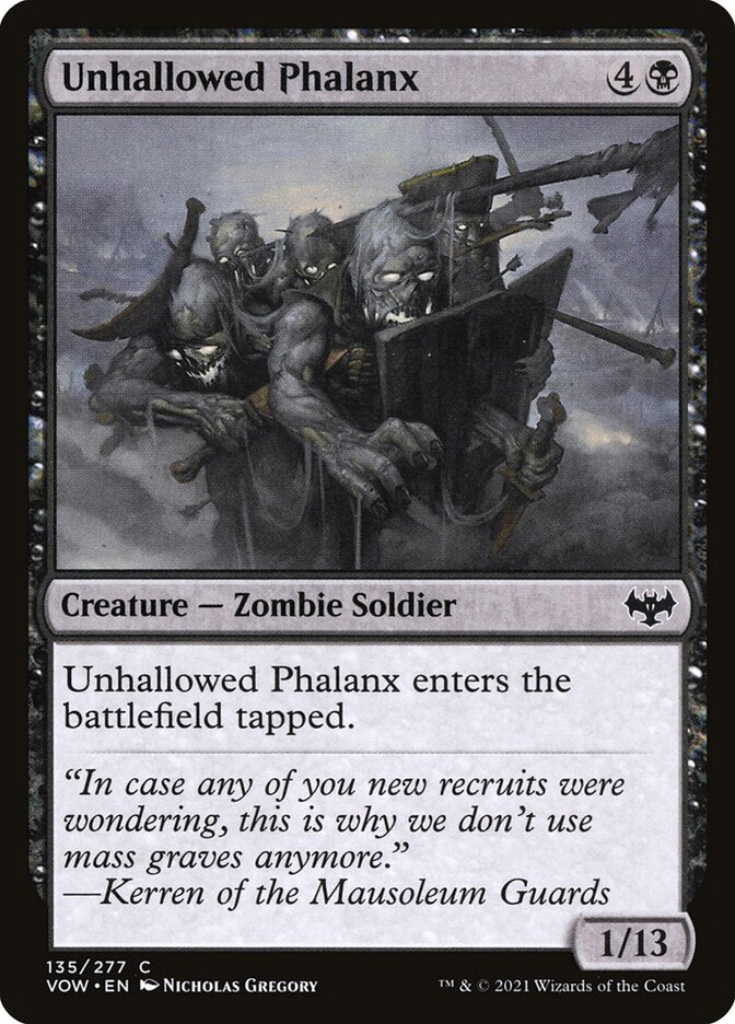 Unhallowed Phalanx 135 (Innistrad: Crimson Vow)  | Good Games Adelaide SA