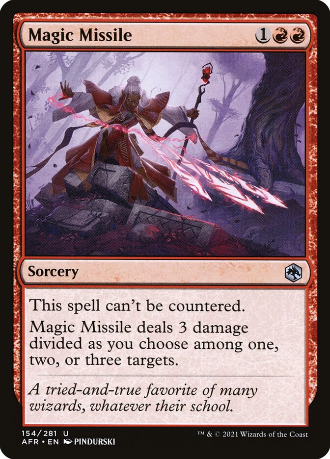 Magic Missile 154 (Adventures in the Forgotten Realms)  - Foil | Good Games Adelaide SA