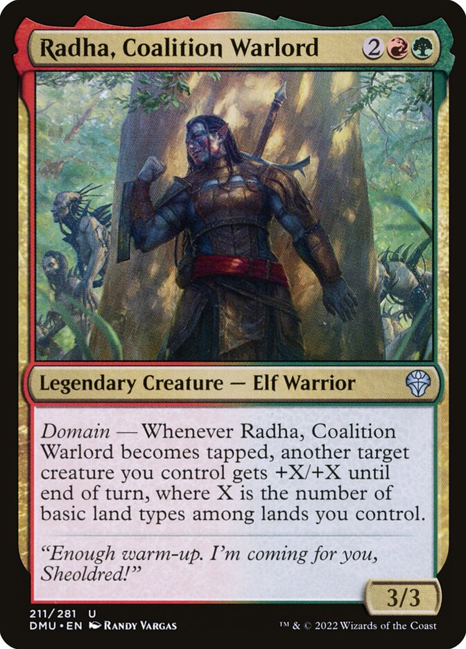 Radha, Coalition Warlord 211 (Dominaria United)  - Foil | Good Games Adelaide SA
