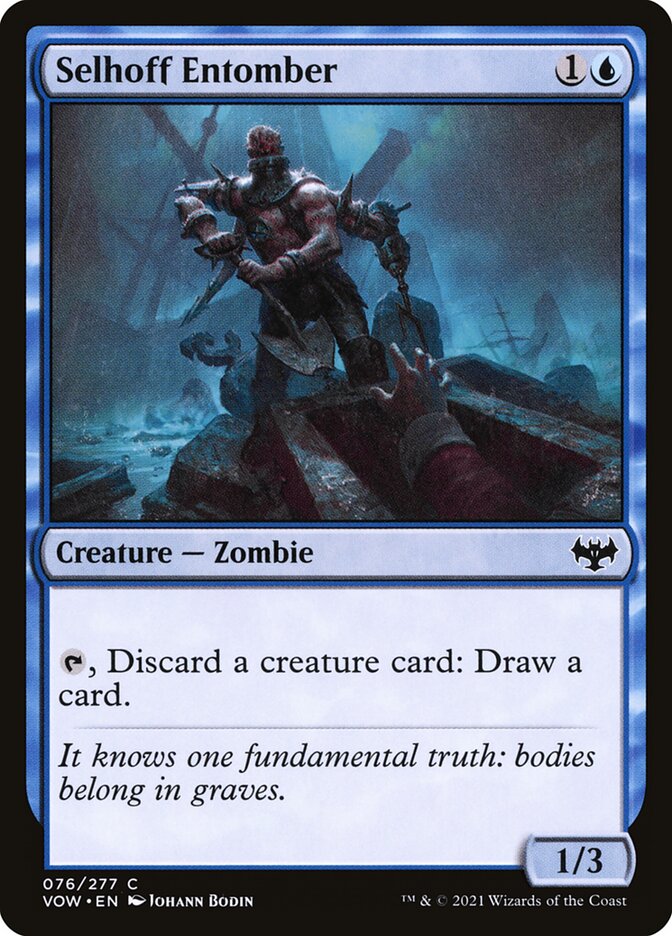 Selhoff Entomber 76 (Innistrad: Crimson Vow)  - Foil | Good Games Adelaide SA