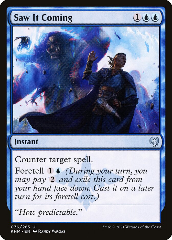 Saw It Coming 76 (Kaldheim)  - Foil | Good Games Adelaide SA