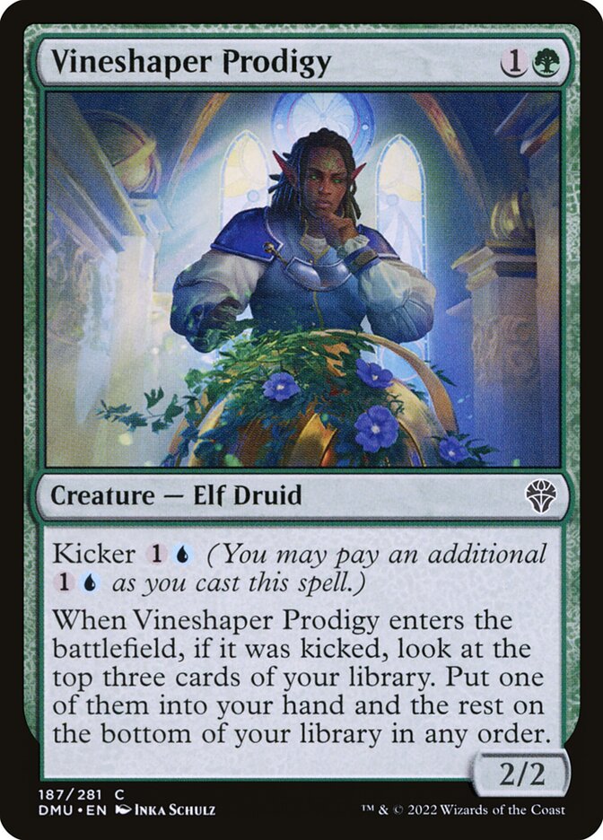 Vineshaper Prodigy 187 (Dominaria United)  - Foil | Good Games Adelaide SA