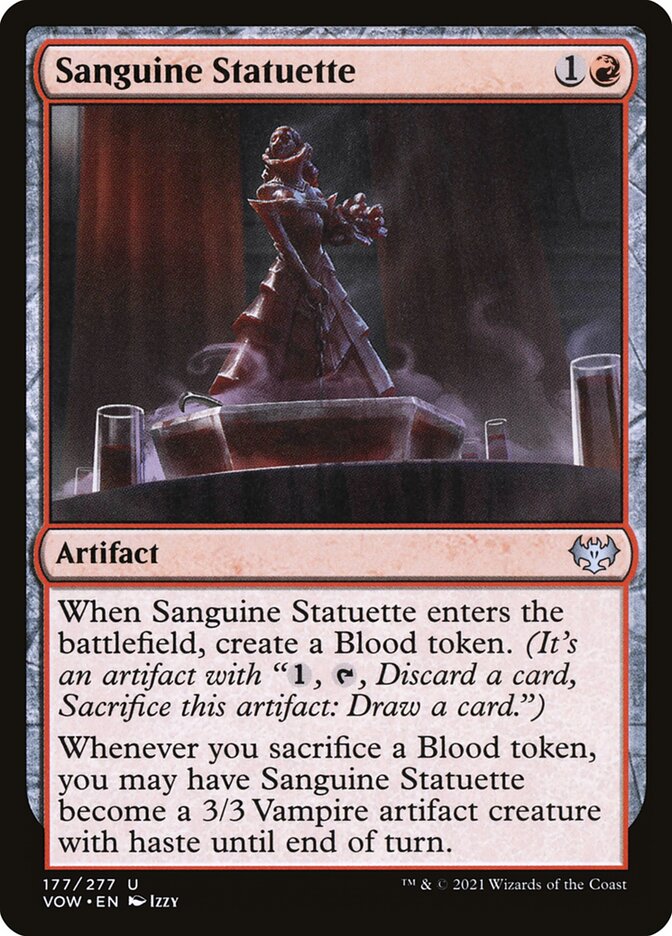 Sanguine Statuette 177 (Innistrad: Crimson Vow)  - Foil | Good Games Adelaide SA